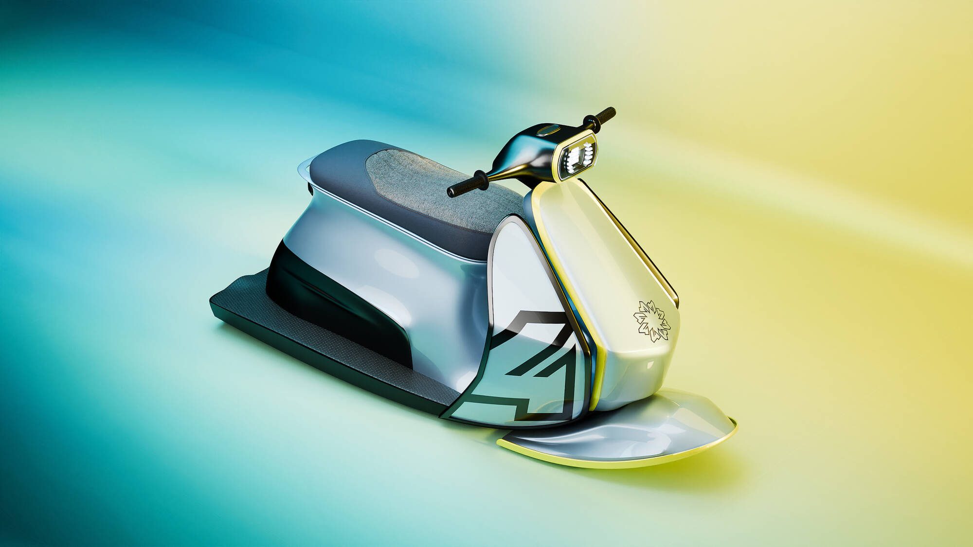 2024 Renault 4 E-Tech collaboration water e-bike.